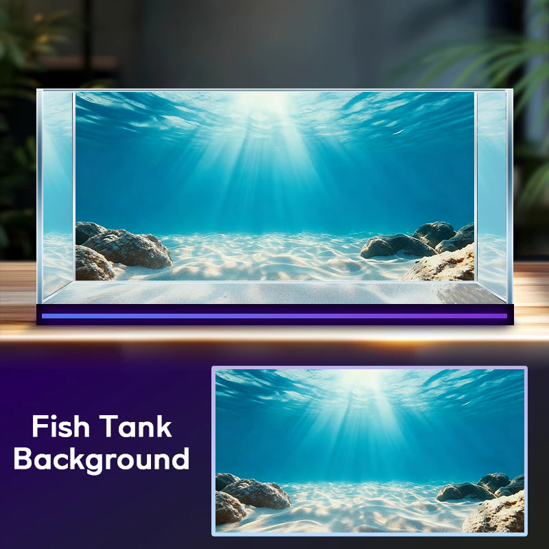 Marine Aquarium Glue - Niebieskie Morze, Przejrzysty Piasek, Malowidło na