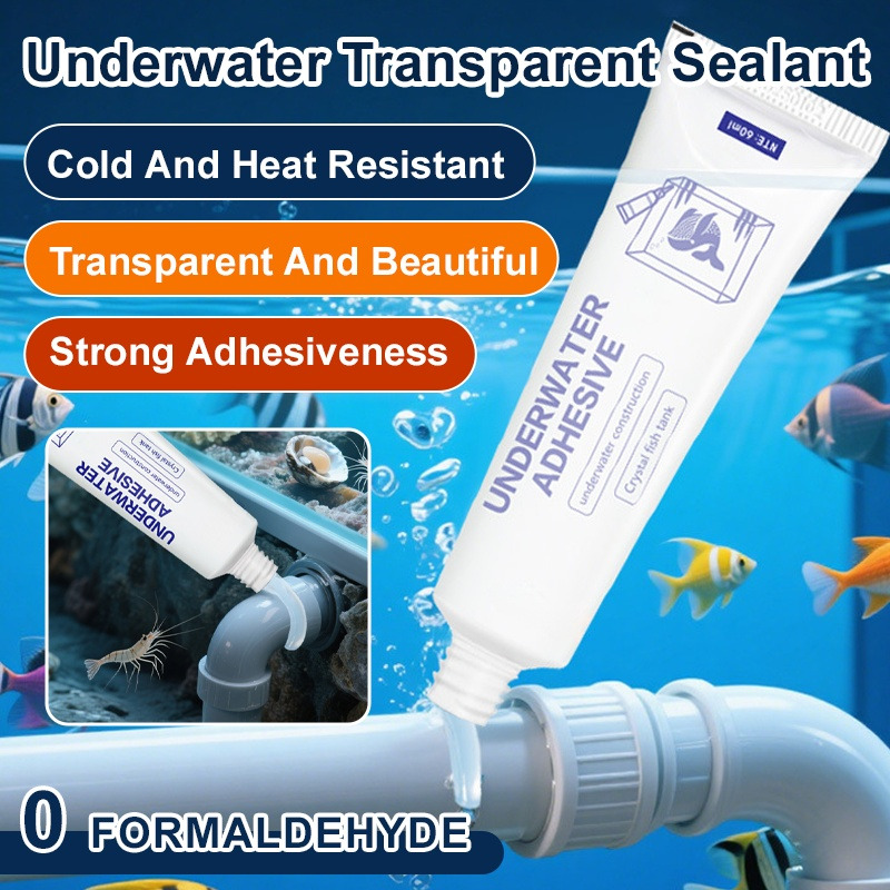 Marine Aquarium Glue - Klej do rur wodnych, uszczelniacz, wodoodporny