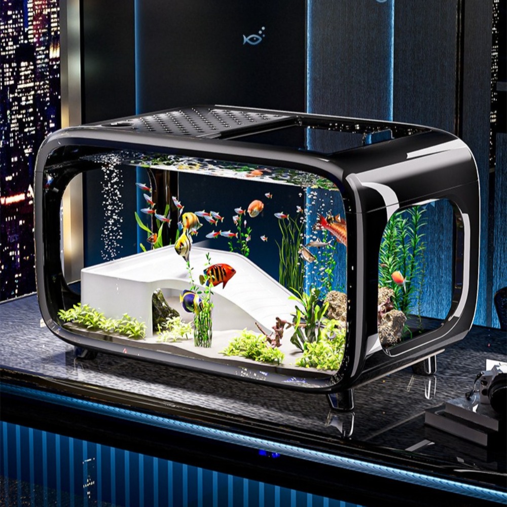 Marine Aquarium Live - Przezroczysty luksusowy akwarium, trwała dekoracja do