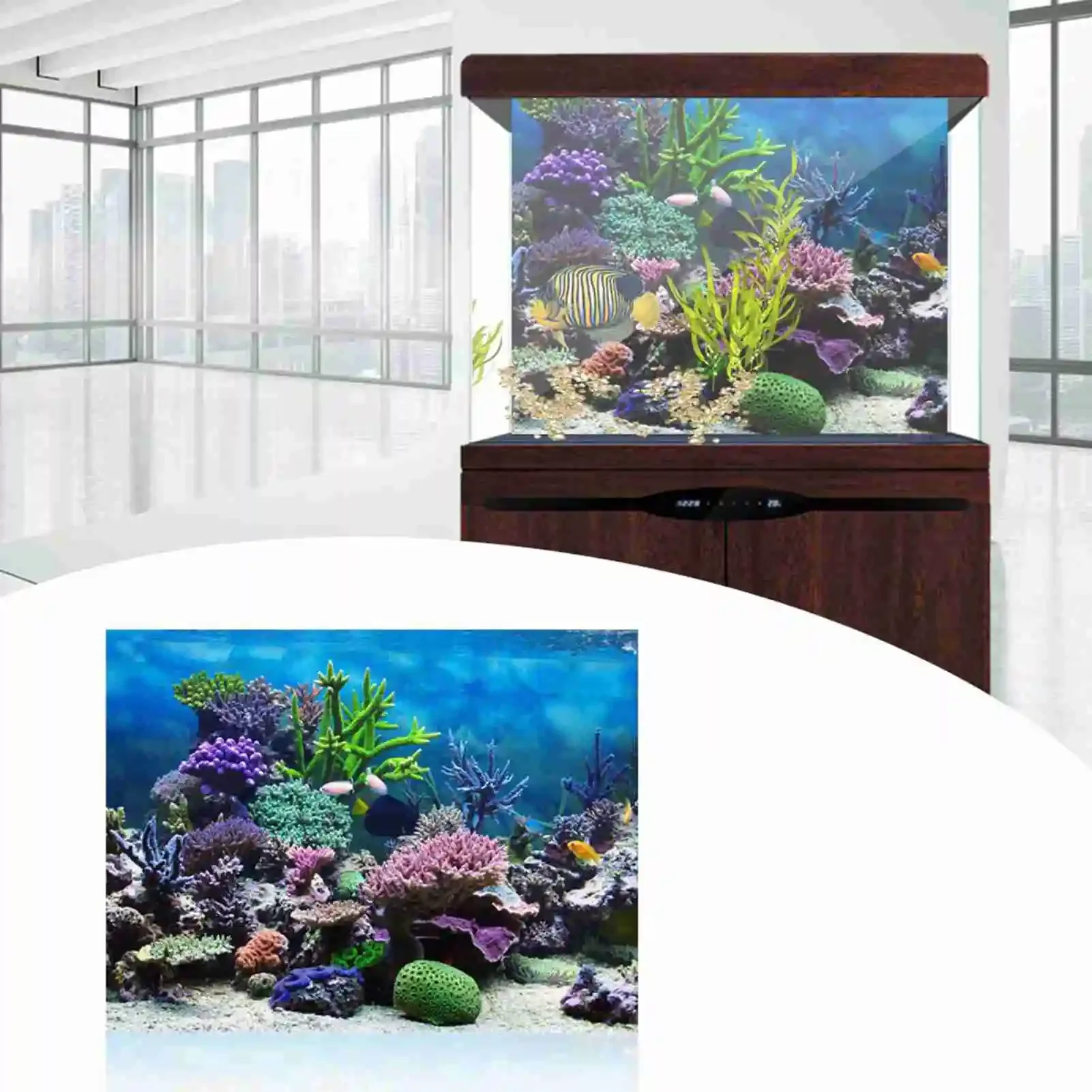 3D plakat krajobraz akwarium l – Marine Aquarium Glue recenzja i cena